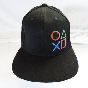 Playstation Men Black Adjustable Hat Cap